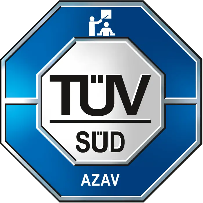 TÜV-Siegel zur AZAV - Zertifizierung